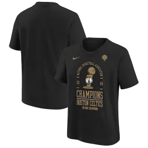 Boston Celtics Nike Youth 18-Time NBA Finals Champions Locker Room T-Shirt Black