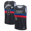Tim Hardaway Jr. Detroit Pistons Youth Fast Break Player Jersey Statement Edition Black