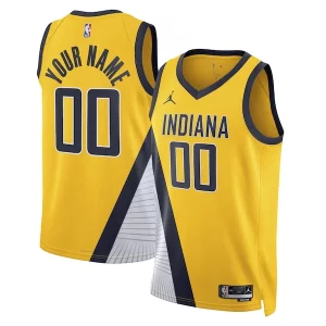 Indiana Pacers Jordan Brand Unisex 2022/23 Swingman Custom Jersey Statement Edition Yellow