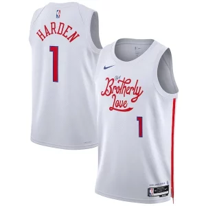 James Harden Philadelphia 76ers Nike Unisex 2022/23 Swingman Jersey City Edition White