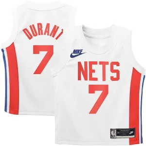 Kevin Durant Brooklyn Nets Nike Preschool 2022/23 Swingman Jersey White Classic Edition