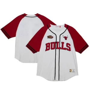 Chicago Bulls Practice Day Baseball Jersey White