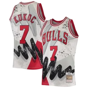 Toni Kukoc Chicago Bulls Hardwood Classics 1995/96 Hyper Hoops Swingman Jersey White