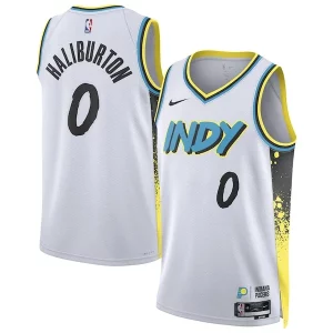 Tyrese Haliburton Indiana Pacers Nike Unisex 2024/25 Swingman Player Jersey City Edition White