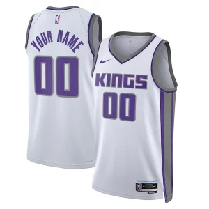 Sacramento Kings Nike Unisex 2022/23 Swingman Custom Jersey White Association Edition