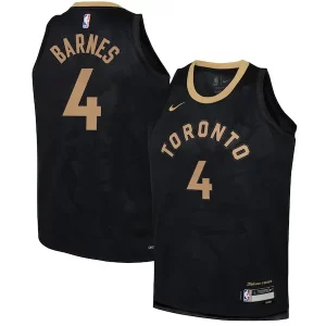 Scottie Barnes Toronto Raptors Nike Youth 2022/23 Swingman Jersey City Edition Black