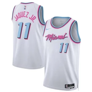 Jaime Jaquez Jr. Miami Heat Nike Unisex 2024/25 Swingman Player Jersey City Edition White