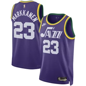 Lauri Markkanen Utah Jazz Nike Unisex 2023/24 Swingman Replica Jersey Classic Edition Purple