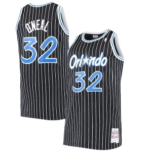 Shaquille O'Neal Orlando Magic Big & Tall Hardwood Classics Jersey Black