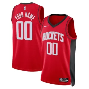 Houston Rockets Nike Unisex Swingman Custom Jersey Red Icon Edition