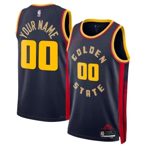 Golden State Warriors Nike Unisex 2024/25 Custom Swingman Jersey City Edition Navy