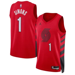 Anfernee Simons Portland Trail Blazers Jordan Brand Unisex Swingman Jersey Statement Edition Red