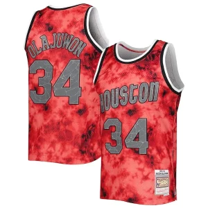 Hakeem Olajuwon Houston Rockets 1993/94 Galaxy Swingman Jersey Red