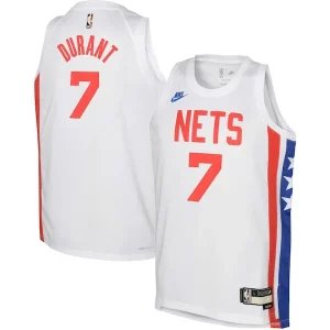 Kevin Durant Brooklyn Nets Nike Youth 2022/23 Swingman Jersey White Classic Edition