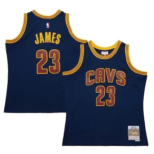 LeBron James Cleveland Cavaliers 2015/16 Hardwood Classics Swingman Jersey Navy