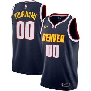 Denver Nuggets Nike 2022/23 Swingman Custom Jersey Icon Edition Navy