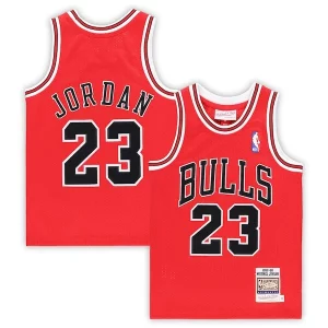 Michael Jordan Chicago Bulls Preschool 1997/98 Hardwood Classics Authentic Jersey Red/Black/White