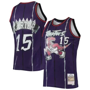 Vince Carter Toronto Raptors 1998/99 Hardwood Classics NBA 75th Anniversary Diamond Swingman Jersey Purple