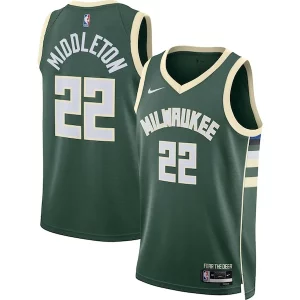 Khris Middleton Milwaukee Bucks Nike Unisex Swingman Jersey Icon Edition Hunter Green