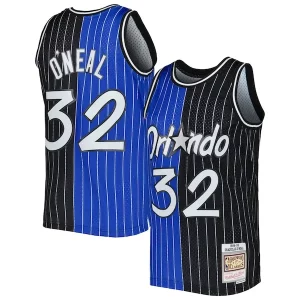 Shaquille O'Neal Orlando Magic Hardwood Classics 1994/95 Split Swingman Jersey Blue/Black