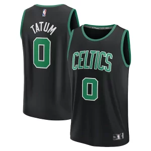 Jayson Tatum Boston Celtics Fast Break Replica Player Jersey Statement Edition Black