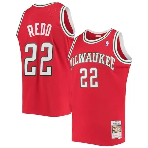 Michael Redd Milwaukee Bucks 2001/02 Hardwood Classics Swingman Jersey Red