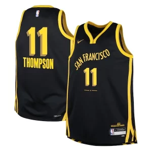 Klay Thompson Golden State Warriors Nike Youth Swingman Replica Jersey City Edition Black