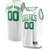 Boston Celtics 2024 NBA Finals Champions Custom Fast Break Jersey White Association Edition