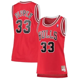 Scottie Pippen Chicago Bulls Women's 1997/98 Hardwood Classics Swingman Jersey Red