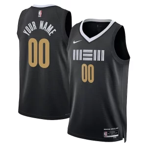 Memphis Grizzlies Nike Unisex 2023/24 Custom Swingman Jersey Black City Edition