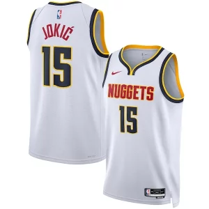 Nikola Jokic Denver Nuggets Nike Unisex Swingman Jersey Association Edition White/Navy