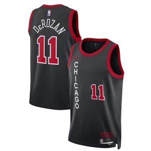 DeMar DeRozan Chicago Bulls Nike Unisex 2023/24 Swingman Jersey Black City Edition