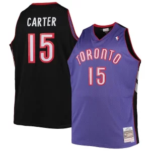 Vince Carter Toronto Raptors Big & Tall 1999/00 Hardwood Classics Swingman Jersey Purple/White