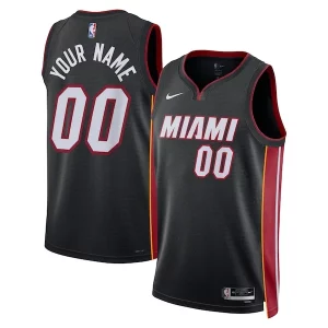 Miami Heat Nike Unisex Swingman Custom Jersey Black Icon Edition