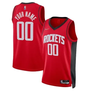 Houston Rockets Nike 2021/22 Diamond Swingman Custom Jersey Icon Edition Red