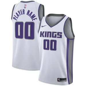 Sacramento Kings Nike Swingman Custom Jersey White Association Edition
