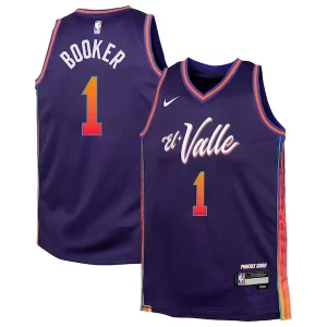 Devin Booker Phoenix Suns Nike Youth Swingman Replica Jersey City Edition Purple