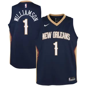 Zion Williamson New Orleans Pelicans Nike Youth Swingman Jersey Icon Edition Navy/White