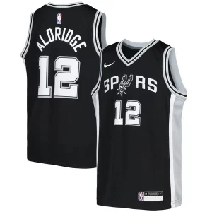 LaMarcus Aldridge San Antonio Spurs Nike Youth Swingman Jersey Icon Edition Black