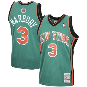 Stephon Marbury New York Knicks 2001/02 Hardwood Classics Swingman Jersey Green
