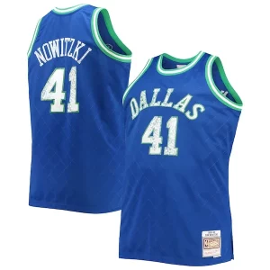 Dirk Nowitzki Dallas Mavericks Big & Tall 1998/99 NBA 75th Anniversary Diamond Swingman Jersey Blue