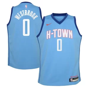 Russell Westbrook Houston Rockets Nike Youth 2020/21 Swingman Jersey Blue City Edition
