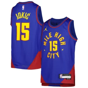 Nikola Jokic Denver Nuggets Jordan Brand Youth Swingman Jersey Statement Edition Blue
