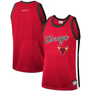 Chicago Bulls Hardwood Classics Team Heritage Fashion Jersey Red