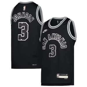 Keldon Johnson San Antonio Spurs Nike Youth 2022/23 Swingman Jersey Classic Edition Black