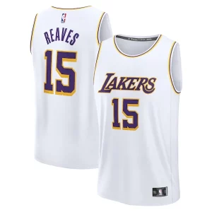 Austin Reaves Los Angeles Lakers Youth Fast Break Replica Player Jersey Association Edition White
