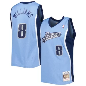 Deron Williams Utah Jazz 2001/02 Hardwood Classics Swingman Jersey Blue