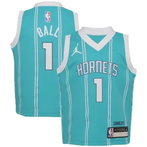 LaMelo Ball Charlotte Hornets Jordan Brand Preschool Swingman Player Jersey Icon Edition Teal