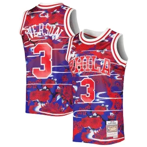 Allen Iverson Philadelphia 76ers 1996/97 Hardwood Classics Lunar New Year Swingman Jersey Red