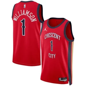 Zion Williamson New Orleans Pelicans Jordan Brand Unisex Swingman Jersey Statement Edition Red